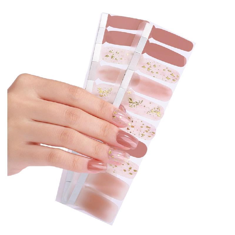 Sticker Paper Nail 1 Sheet Art Stickers Self-Adhesive Nails Decals Unique Designs for ...