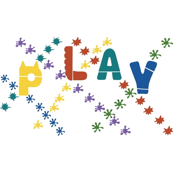 1 Sheet Colorful PVC Wall Stickers Word Play Vinyl Wall Decor Inspirational Motivational Quotes Wall Decals Removeable Wall Decor