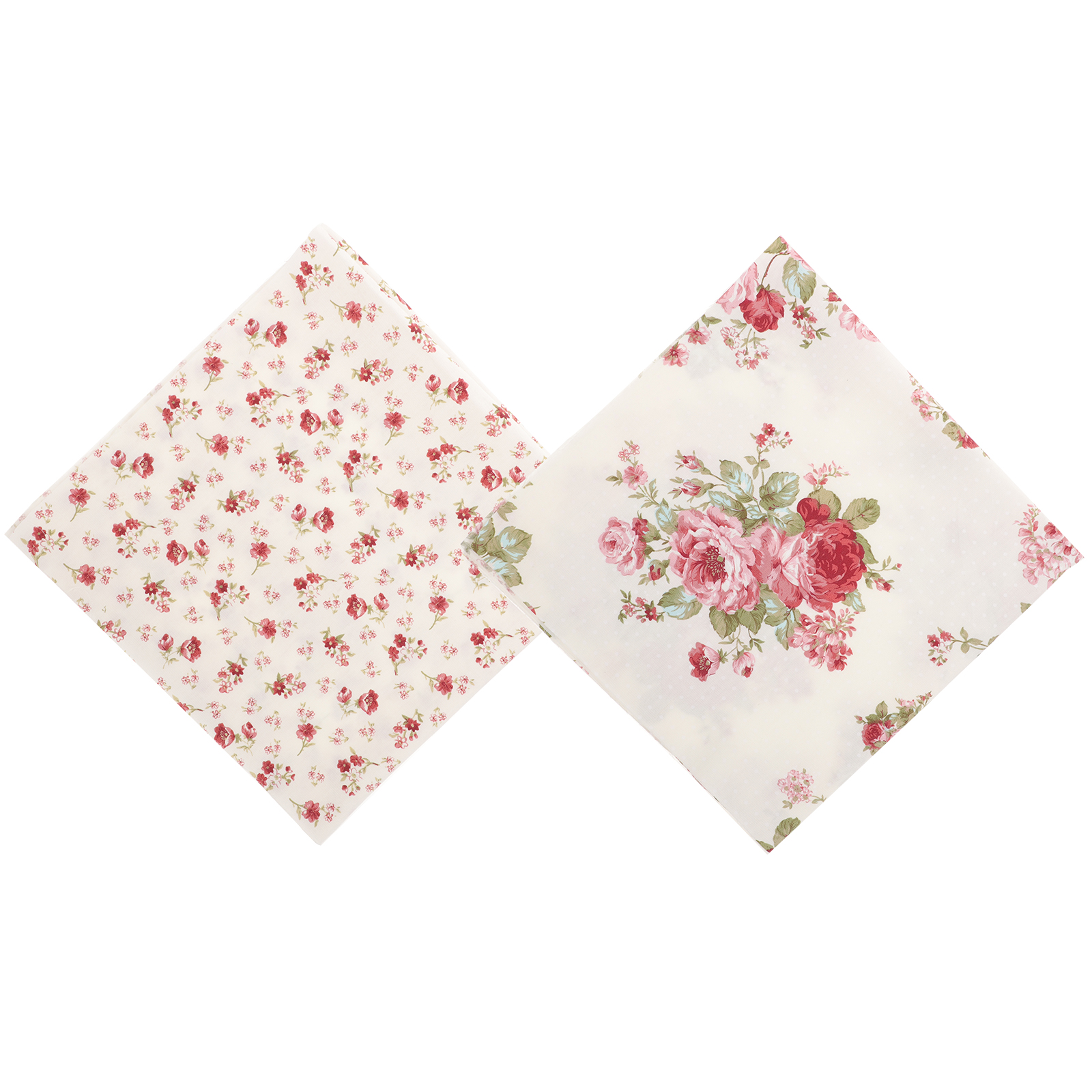 1 Sheet Cotton Fabric Sheet Flower Fabric Sheet Decorative Quilting