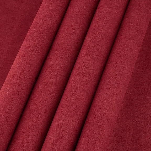 1 Sheet DIY Suede Fabrics with Paper Back for Book Binding Dark Red 430x1000x0.3mm for DIY