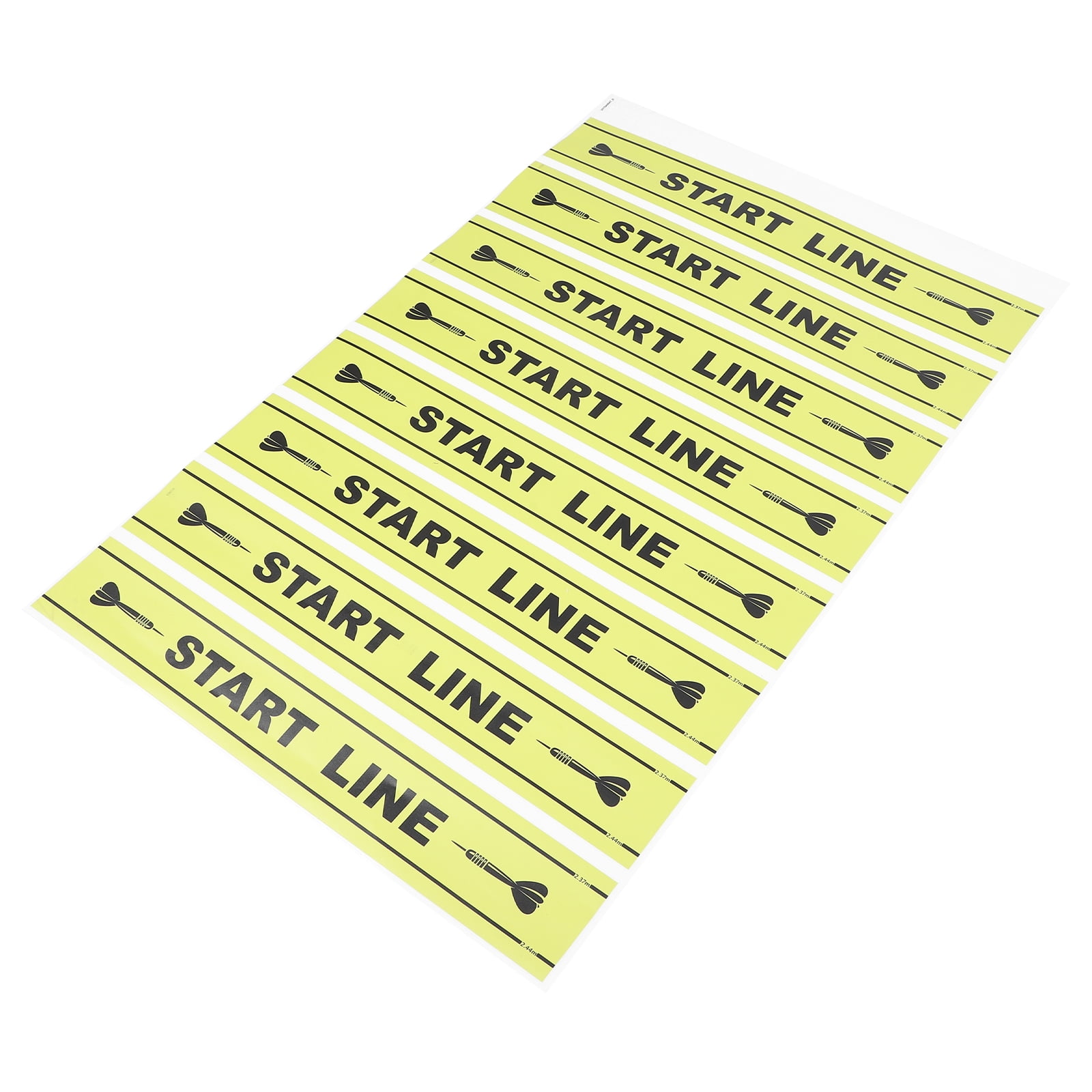 1 Sheet Dart Game Accessories Dart Throw Ground Line Dart Throw Lines