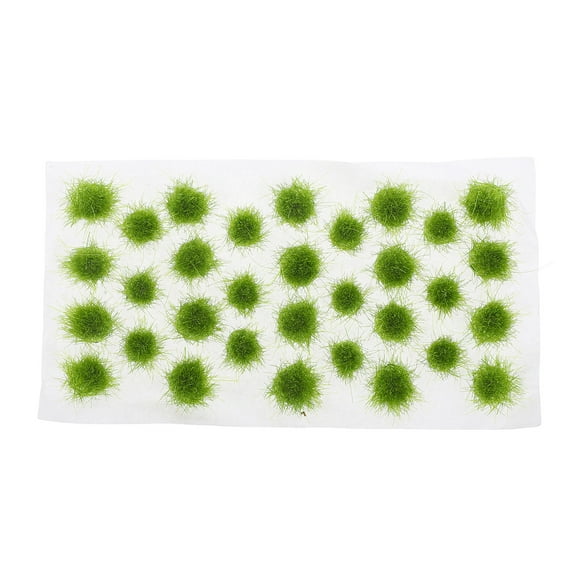 1 Sheet Diy Artificial Grass For Sand Table And Model Trains Scenery Fake Grass Cluster Decor For Creating Realistic Miniature Landscapes