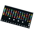 thumbnail image 1 of 1 Sheet Guitar Fretboard Stickers, Guitar Learning Tools, Color Coded Guitar Note Stickers for Electric Guitar, 1 of 8