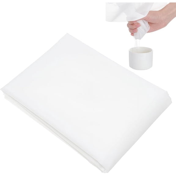 1 Sheet Nylon Mwsh Fabric Filter Fabric WhiteSmoke 200x100x0.01cm