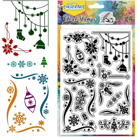 1 Sheet PVC Plastic Clear Stamps for DIY Scrapbooking Photo Album Decorative Cards Making Mixed Shapes 160x110mm maker