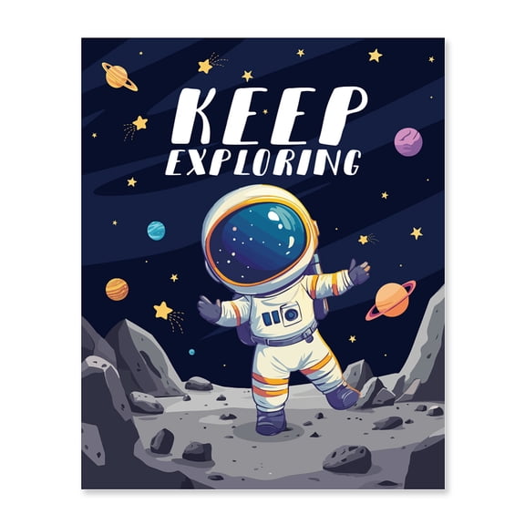 1 Sheet Rectangle with Face Pattern Paper Gift Wrapping Paper Spaceman 254x205x0.5mm