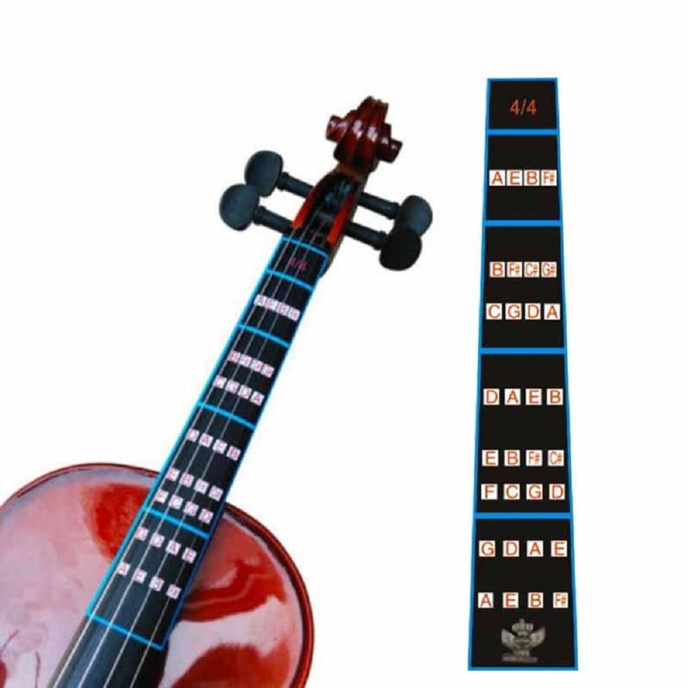 1 Sheet Violin Fretboard Sticker Violin Note Map Sticker Musical