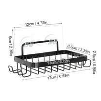 1 Shelf, 1 Clearance! Shower Wall Soap Dish Holder Wall Mounted Draining Soap for Bathroom Tile Rectangle Bar Soapdish With Perforation Replacement for Suction Soapholder