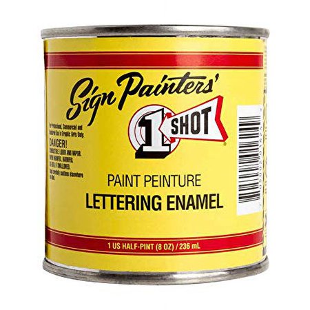 1-Shot Letter Enamel 142L Emerald Green 4oz