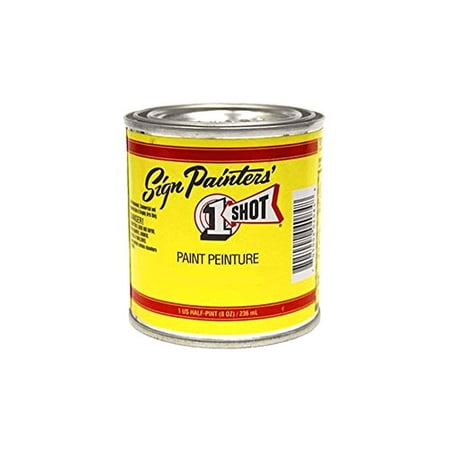 1 Shot Lettering Enamel, 8 oz., Bright Red