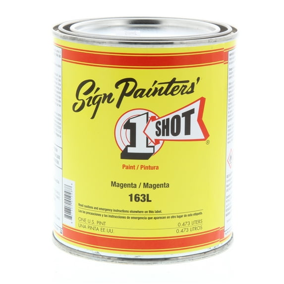 1 Shot Lettering Enamel, Pint, Magenta