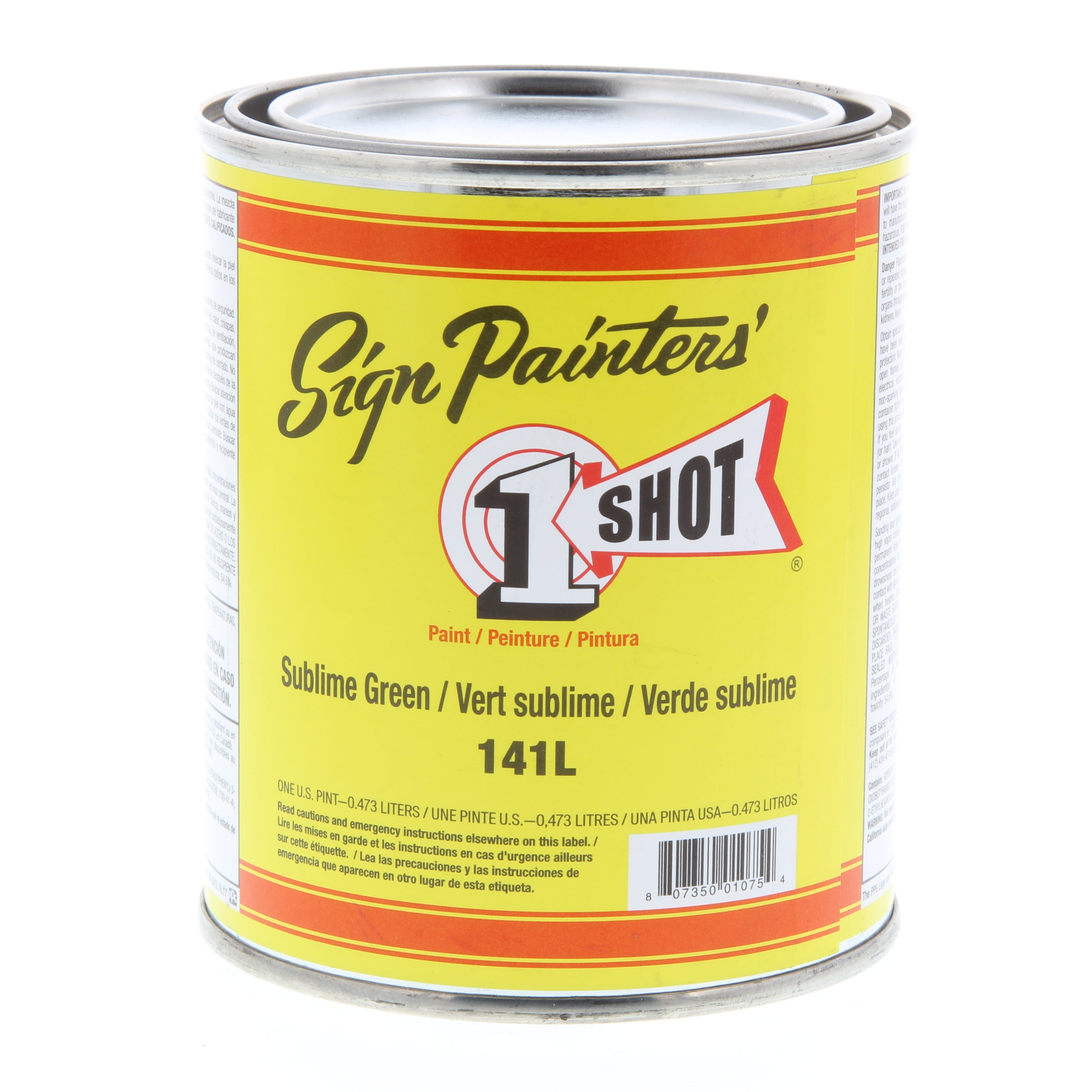 1 Shot Lettering Enamel, Pint, Sublime Green
