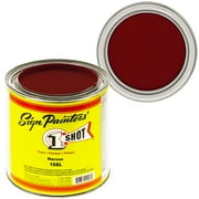 1 Shot Lettering Maroon Pinstriping Lettering Enamel Paint, Quart