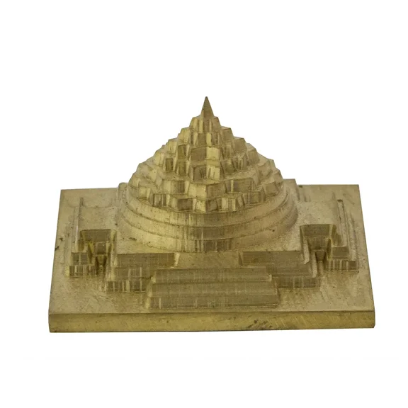 1" Shri Yantra In Brass | Handmade | Made In India