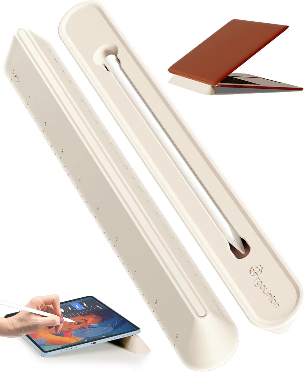 in 1 Silicone Laptop Stand, Keyboard Riser for Ergonomic Typing/Reading ...