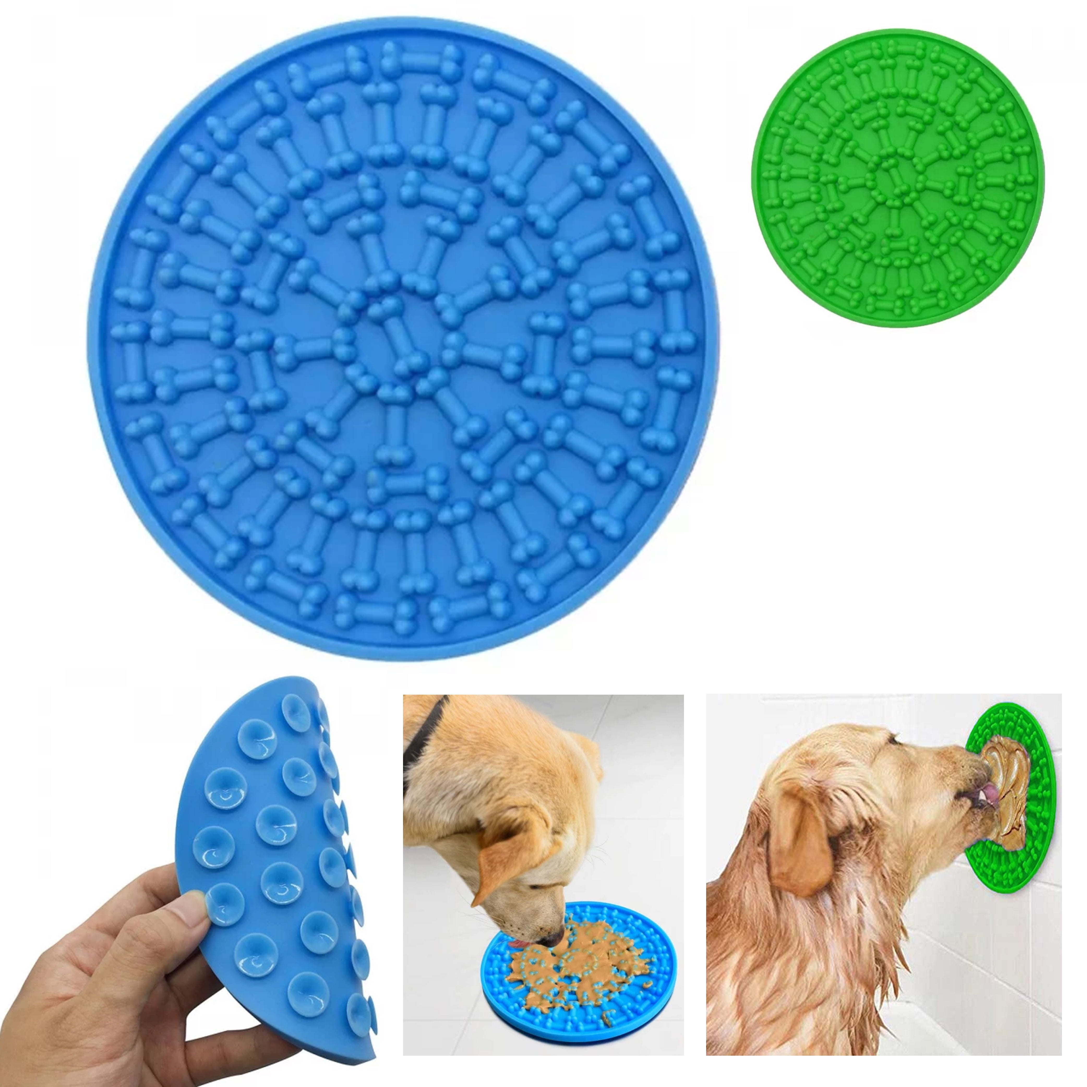 1pc-pet Licking Mat For Dogs Slow Feeder Pet Health Safe Slow
