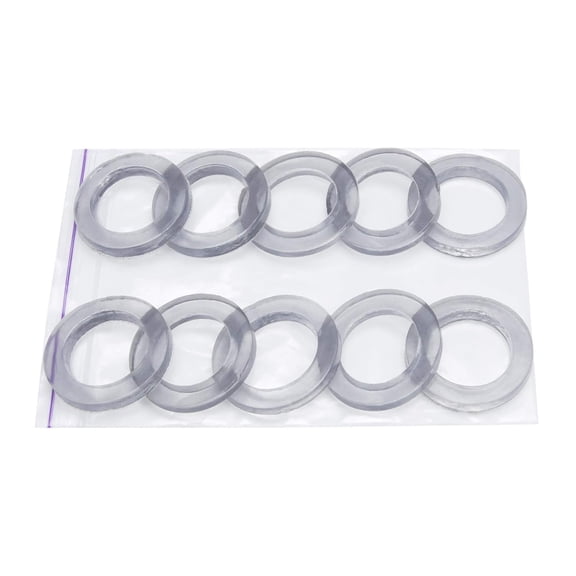 1" Silicone Washer Gaskets  Grommet Eyelet Ring Seals for Plumbing, Hose, and Faucet Connections, Pack of 10
