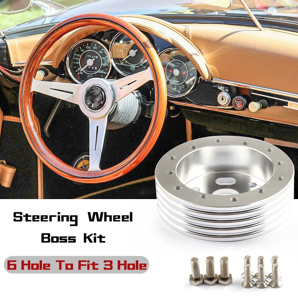1 Silver Car Steering Wheel Hub Adapter Spacer Kit Barbados | Ubuy