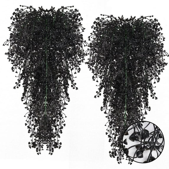 1*Simulation Branch Vine Hanging Artificial Plants Artificial Hanging Plant Faux Ferns Wall Plants Greenery Garland Room Decor Home Garden Wedding Party Indoor Outdoor Decorations