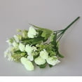 thumbnail image 1 of 1*Simulation Flower Clearance! Fresh 5-Pronged Korean Lilac Simulation Bouquet White, 1 of 9