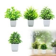 thumbnail image 1 of 1*Simulation Potted Plant Clearance! Small Potted Plants Mini Artificial Greenery for Home/ Decor Artificial Potted Plant Decoration Plant Combination Indoor Tabletop Decoration Artificial Flowers, 1 of 9