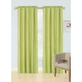 thumbnail image 1 of 1 Single Panel Solid Foam Backing Lined Room Darkening Blackout Window Curtain Panel Treatment Drape Rod Pocket Matte in Different Sizes 84", LIME R64, 1 of 6