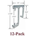 thumbnail image 1 of 1" Single Slat CLEAR VALANCE CLIPS for Horizontal Wood or Mini Blinds (12-Pack), 1 of 2