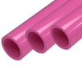 thumbnail image 1 of 1" Size Furniture Grade PVC Pipe, 40", Pink (3-Pack), 1 of 2