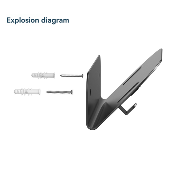 1 * Skateboard Skate Hanger kit(Accessory colors are random, no specification is accepted)-Black