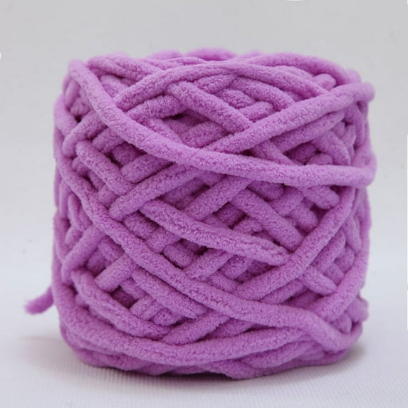 1 Skein 100g Soft Chenille Yarn 43.74 Yards Velvet Blanket Yarn Thick Fluffy Plush Yarn for Crocheting Hand Knitting Weaving Sweater Shawl Scarf Gloves DIY Craft