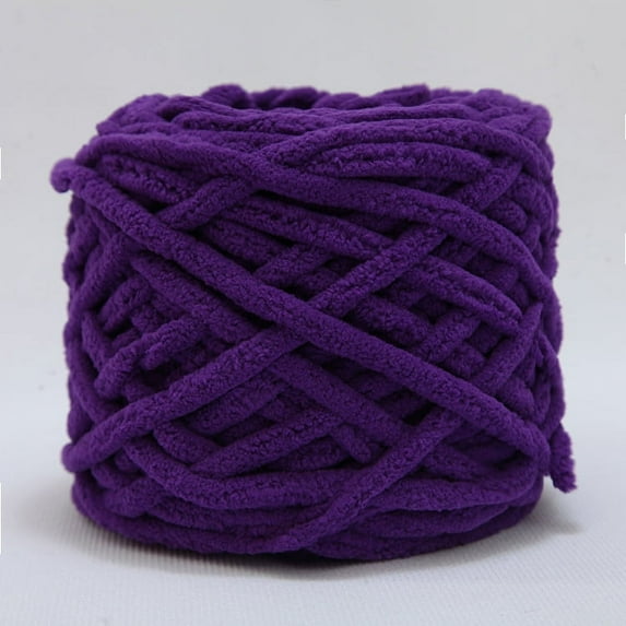 1 Skein 100g Soft Chenille Yarn 43.74 Yards Velvet Blanket Yarn Thick Fluffy Plush Yarn for Crocheting Hand Knitting Weaving Sweater Shawl Scarf Gloves DIY Craft