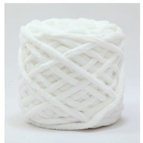1 Skein 100g Soft Chenille Yarn 43.74 Yards Velvet Blanket Yarn Thick Fluffy Plush Yarn for Crocheting Hand Knitting Weaving Sweater Shawl Scarf Gloves DIY Craft