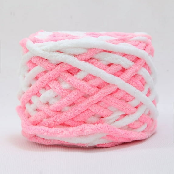 1 Skein 100g Soft Chenille Yarn 43.74 Yards Velvet Blanket Yarn Thick Fluffy Plush Yarn for Crocheting Hand Knitting Weaving Sweater Shawl Scarf Gloves DIY Craft