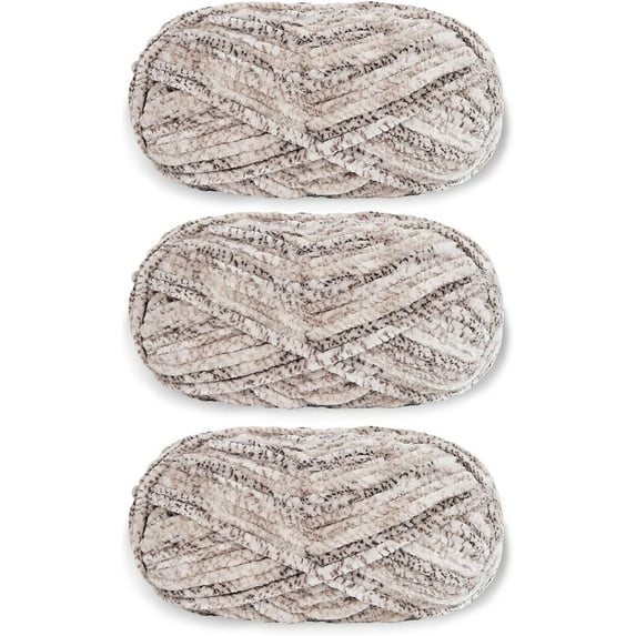1 Skein/2 Skeins/3 Skeins 100g/Roll Velvet Yarn Crocheting Fuzzy Yarn, Velvet Fluffy Chenille Blanket Yarn,Crochet Knitting Soft Thick Plush Lustrous, 87yards/Roll