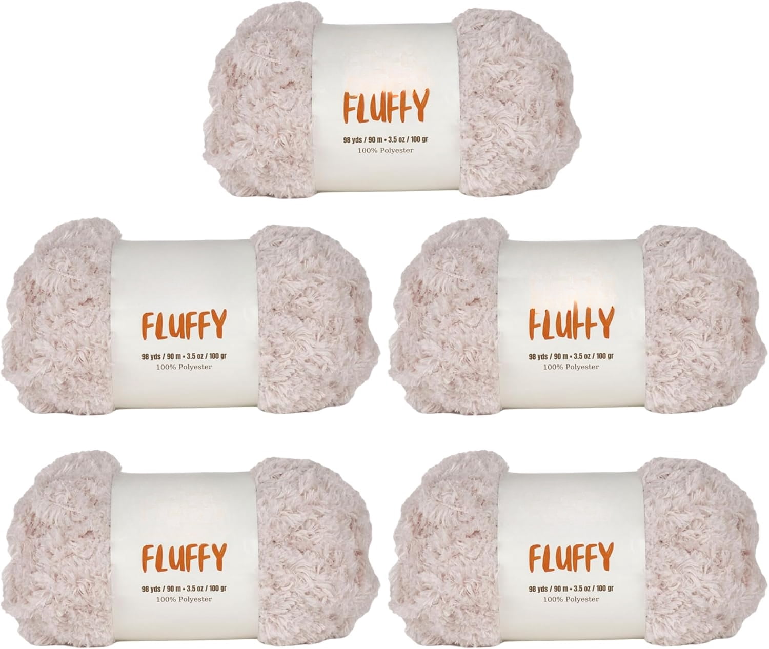 1 Skein/ 3 Skeins/ 5 Skeins Fluffy Bulky Yarn - Super Soft Chunky Fuzzy Blanket Weight # 5 Yarn for Knitting Crocheting Crafting 3.5 oz (100 g) 98 Yds (90 m)