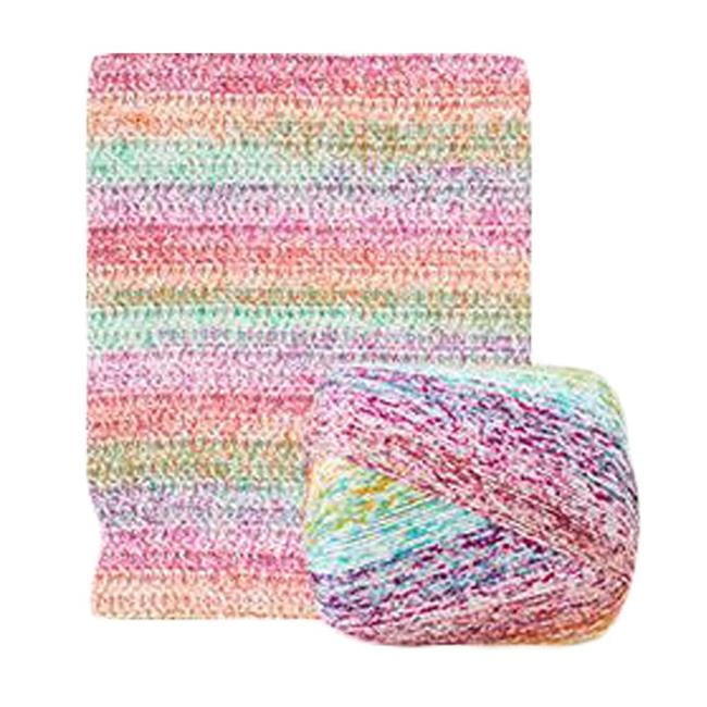 1 Skein DIY Handcraft Lace Bright Color for Handmade Handbag Crochet Doll Yarn