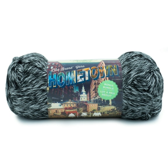 Lion Brand Hometown Bonus Bundle Multicolor Tweed Yarn