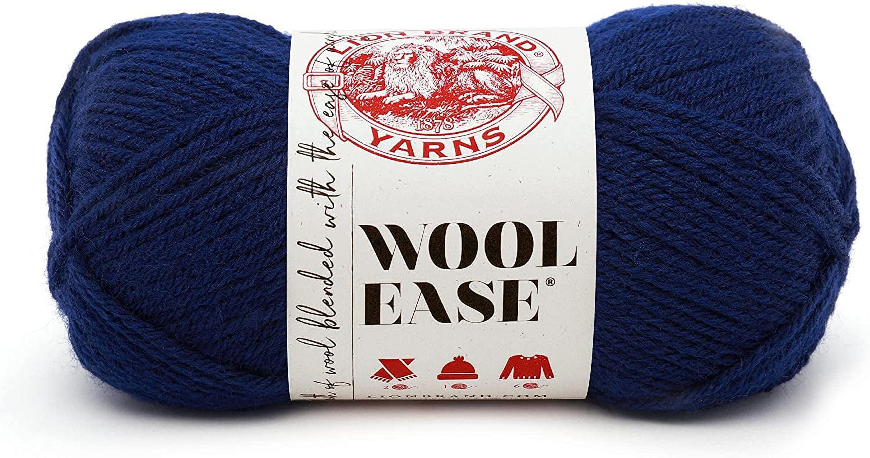 Wool-Ease Worsted Wool Lion Brand Yarn 1 Skein Knit Crochet Ranch Red 102 5  oz