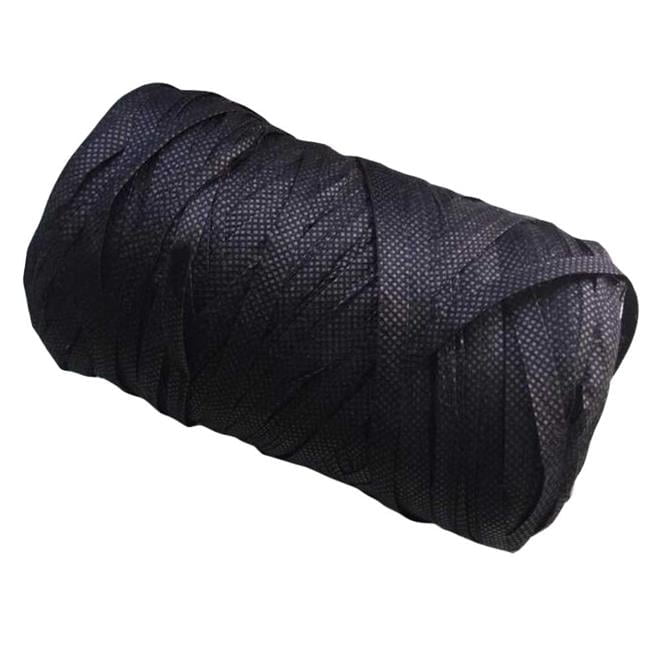 1 Skein Nylon Art Craft Summer Hat Crochet DIY Crochet Bucket Bag Yarn, Black