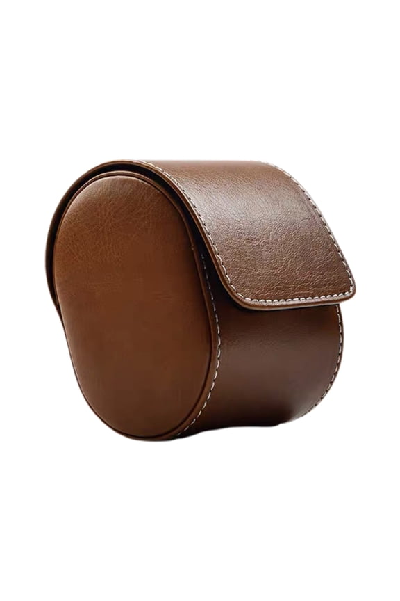 1 Slot Watch Roll Travel Watch Storage Box with Anti-Slide Protective Cushion for Watch Jewelry Storage Window Displ