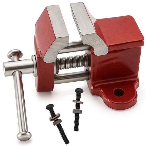 BENCH WIZARD 1" Small Fixed Baby Bench Vise  Compact & Mighty  Ideal for Jewelry & Crafting  1.25" Jaw Width  Quality-Assured