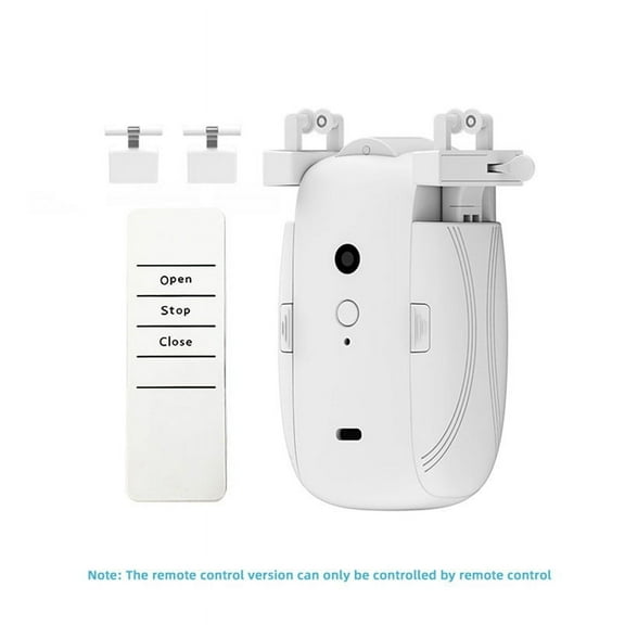 1 * Smart Curtains Robot T/U-Rail Tracks Automatic Curtain Opener Kit-White