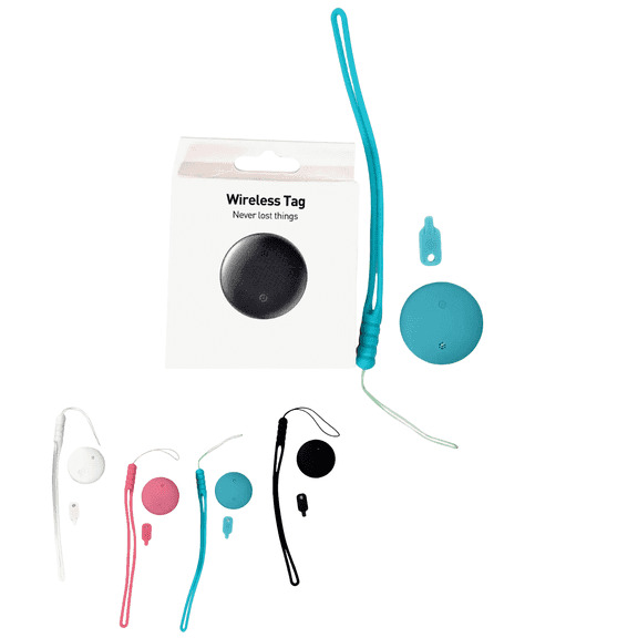 1 Smart GPS locator Tracker, Item Finder Works for Keys, Luggage, Satchel,Backpack etc With key lanyard for easy carrying Small, invisible and portable(Android Only Not for iOS Devices)-Mint Green