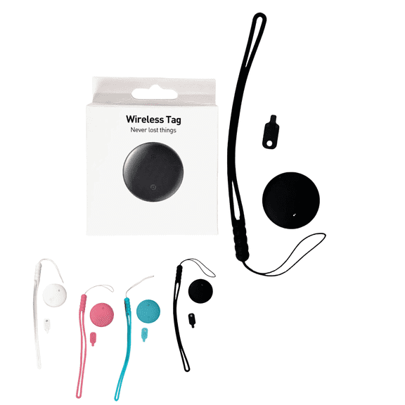 1 Smart GPS locator Tracker, Item Finder Works for Keys, Luggage, Satchel,Backpack etc With key lanyard for easy carrying Small, invisible and portable(Android Only Not for iOS Devices)-Black