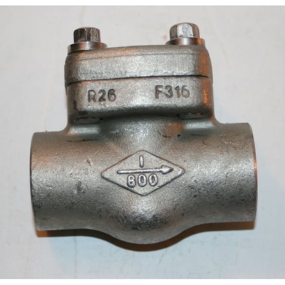 1" Socket Weld 316ss 800# Swing Check Valve Crane API602