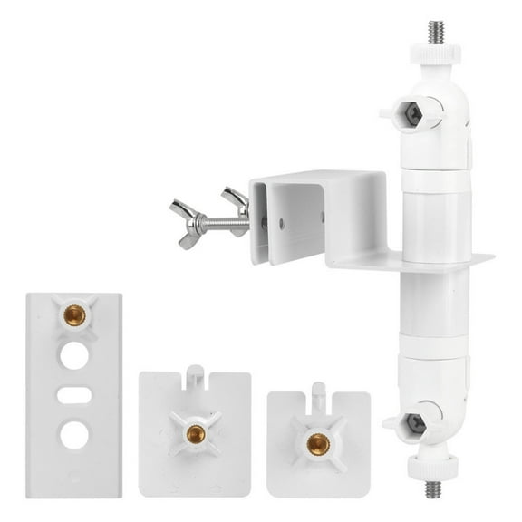 1. Solar Camera Gutter Mount with Adjustable Arms, Corrosion-Resistant Outdoor Security Bracket