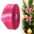 thumbnail image 1 of 1" Solid Satin Ribbon, 25 Yards Craft Fabric Ribbon for Gift Wrapping Floral Bouquets Wedding Party Decoration, G, 1 of 7