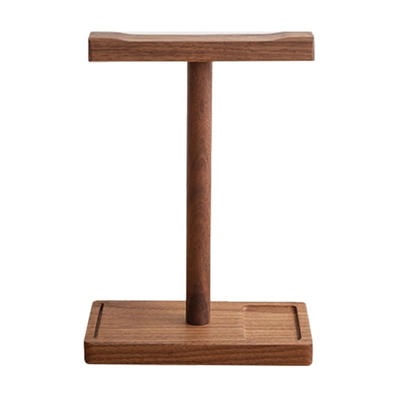 1 * Solid wood earphone bracket-As Shown