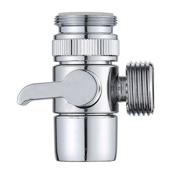 1 Split Into Two Joint Washing Machine Faucet Automatic Water Stop Valve Kitchen Faucet Accessories