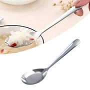 1*Spoon Clearance! Medium Stainless Steel Long Handle Korean Spoon